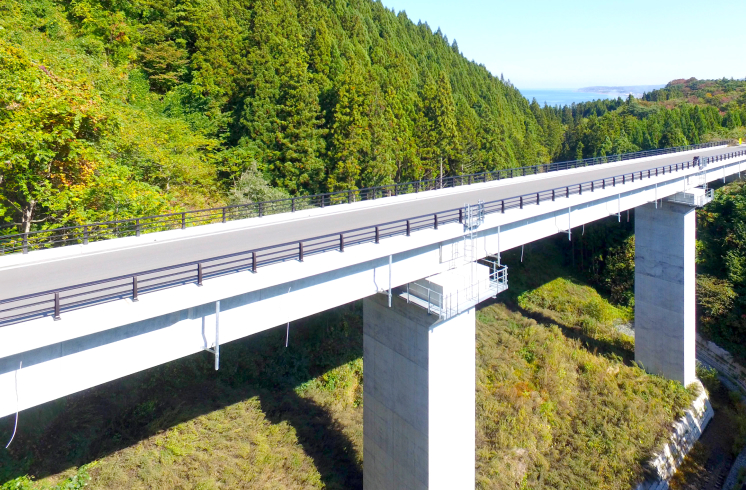 農道橋梁（濁川橋）修正設計