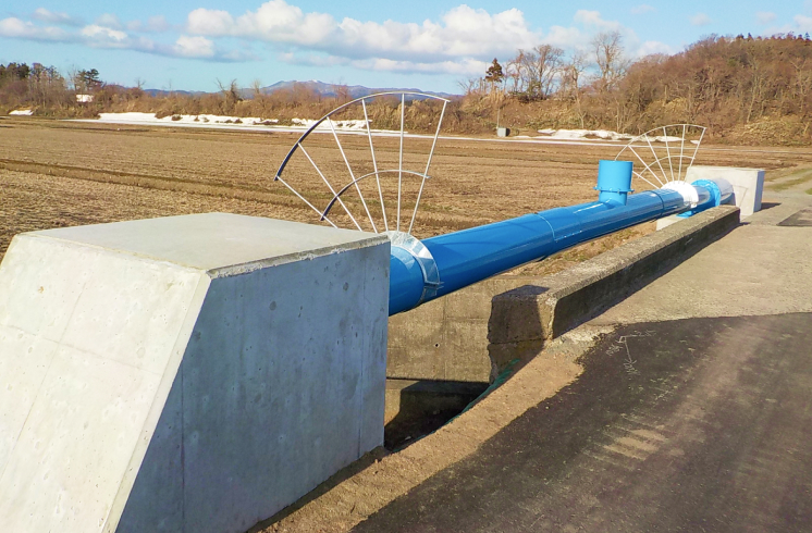 藤枝3線橋パイプビーム水管橋